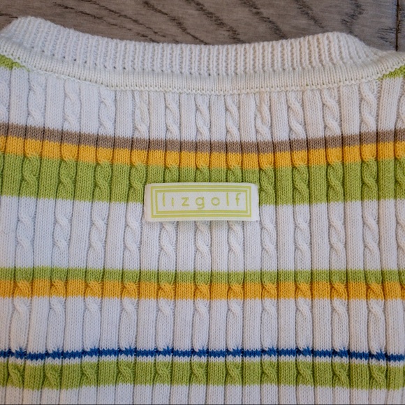 lizgolf / striped knit top - Picture 5 of 9